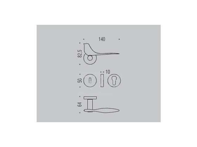 Фотография ручки COLOMBO twitty