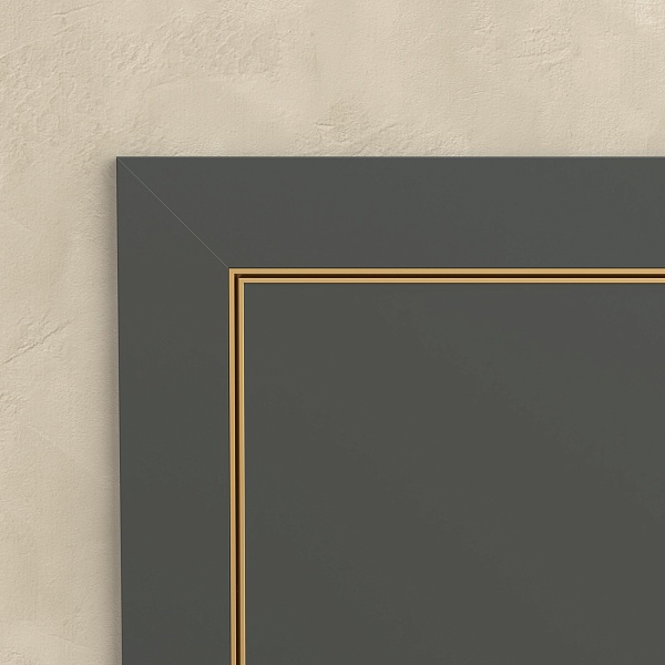 Наличник компланарный КН-33.1 (дверное полотно с алюминиевой кромкой)