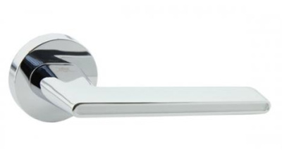 КОМЕТА Е62 Полированный хром+белая накладка