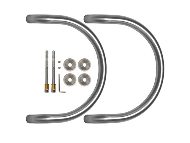 Фото дверной ручки модель PH-27-25/300-INOX от FUARO