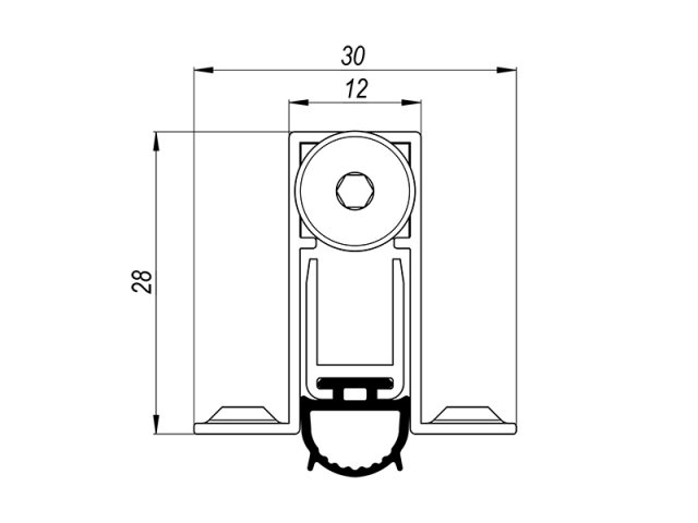 Фото автоматического порога модель ALETTE ASAL B4 от ARMADILLO 