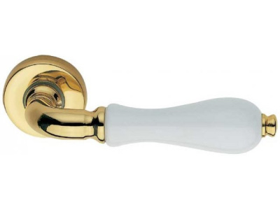 MIMOZA Латунь полированная+Белая керамика