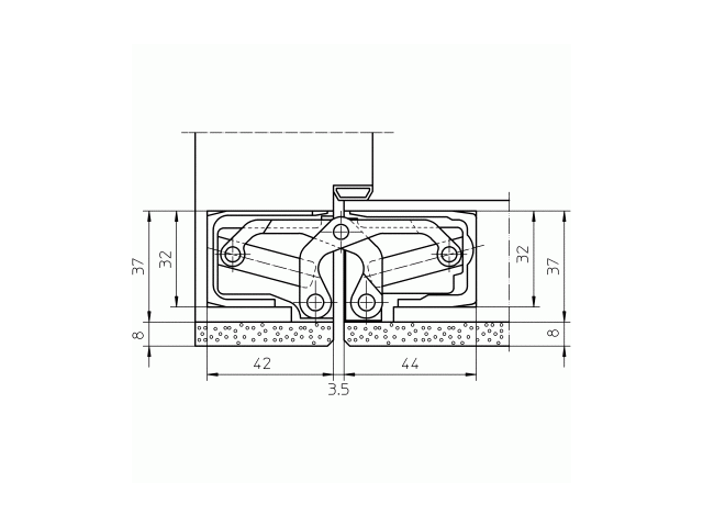 Купить дверную петлю TECTUS TE 540 3D A8 ДО 100 КГ в Минске