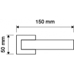 Фото дверной ручки модель ELLE от LINEA CALI