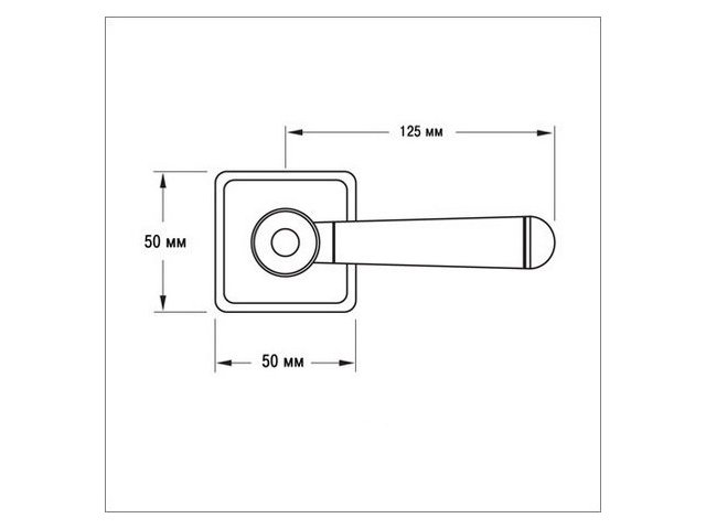 Фото дверной ручки модель MILANO от SICMA