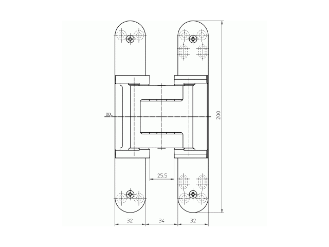 Купить дверную петлю TECTUS TE 540 3D A8 ДО 100 КГ в Минске