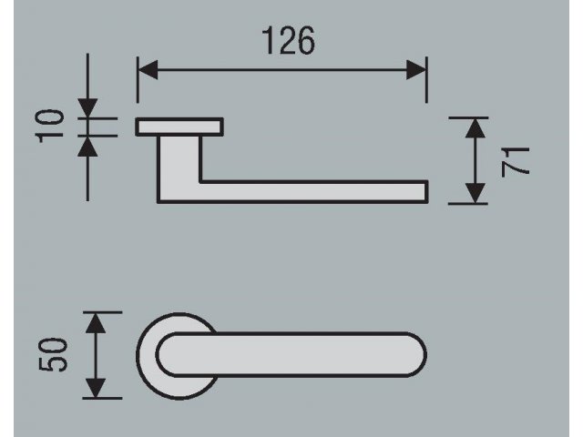 Фото дверной ручки модель ASIA от M.B.C