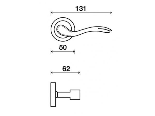 Фото дверной ручки модель APOLLO от FRASCIO