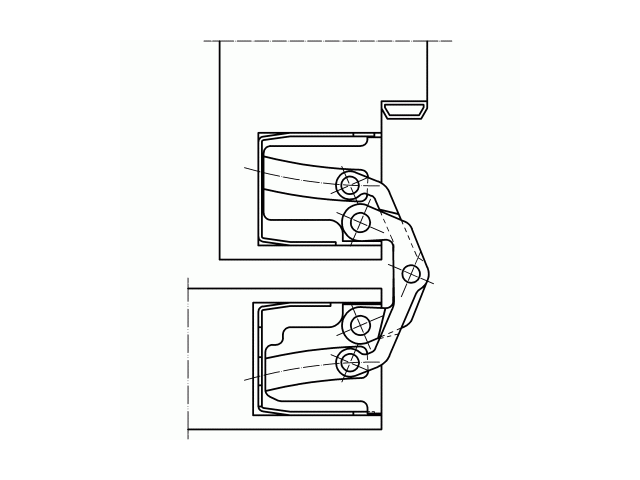 Купить дверную петлю TECTUS TE 640 3D ДО 200 КГ в Минске