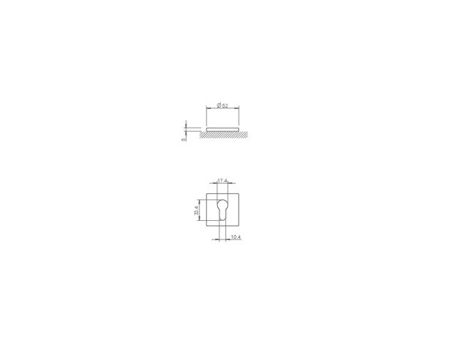 Фото дверной накладки модель ЕВРОНАКЛАДКА 4049 Q 5S