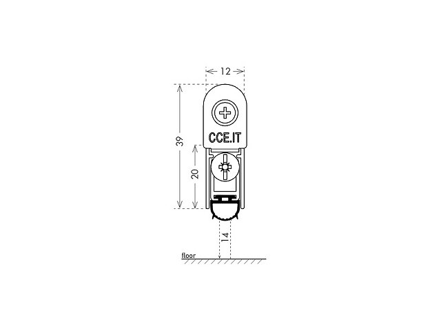 Фото автоматического порога модель EASY TREND SQ B4 от ARMADILLO 
