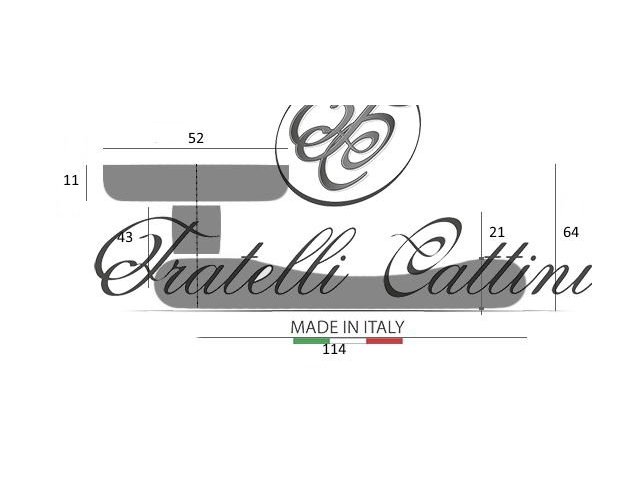 Фото дверной ручки модель MAYA от FRATELLI CATTINI