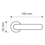 Фото дверной ручки модель ARIA от LINEA CALI