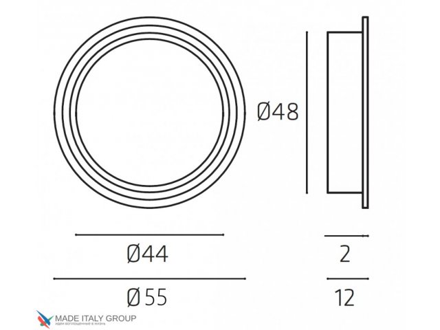 Фото дверной ручки модель U211 от VENEZIA