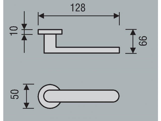 Фото дверной ручки модель LEDA от M.B.C