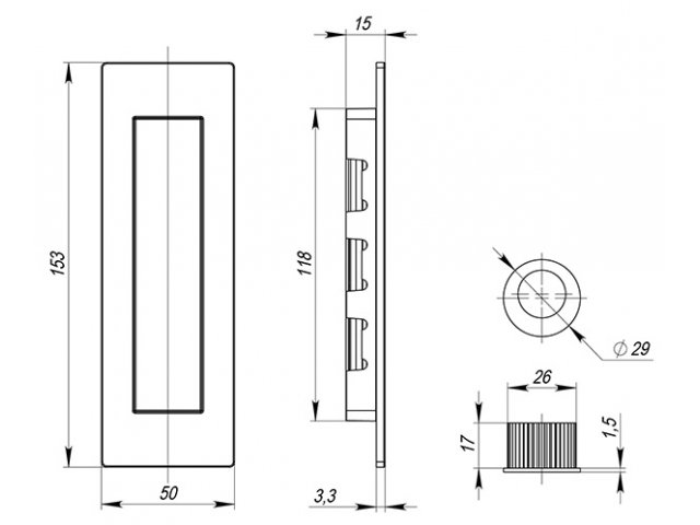Фото дверной ручки модель SH010 URB ARMADILLO от Серия SH