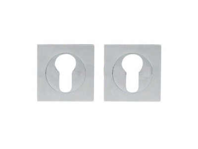 НАКЛАДКА КВАДРАТ 50X50 MM  Матовый хром