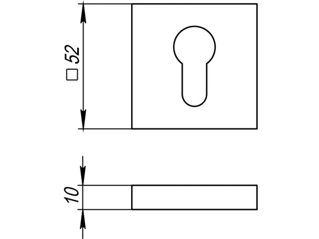 Фото дверной накладки модель ЕВРОНАКЛАДКА DM