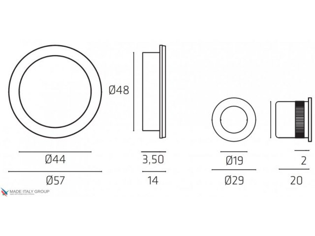 Фото дверной ручки модель U155 от VENEZIA