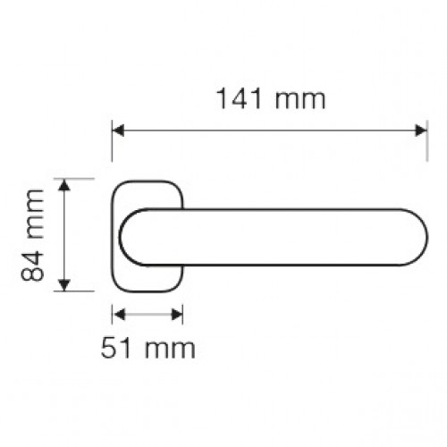 Фото дверной ручки модель BOROCCO от LINEA CALI