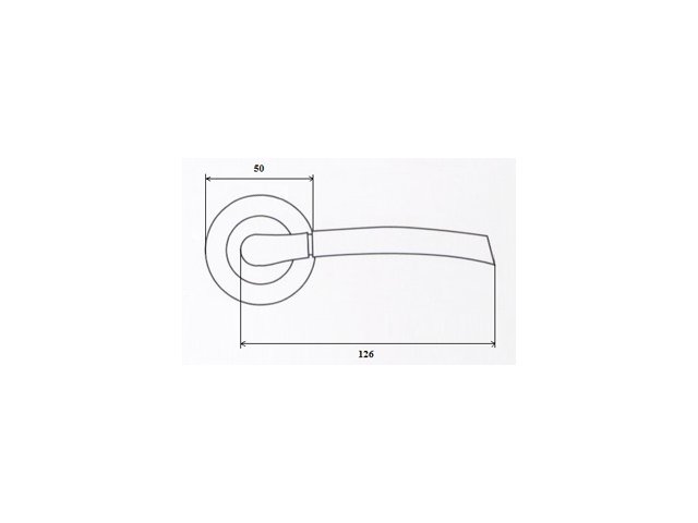 Фото дверной ручки модель ГАРДА от ИТАРОС