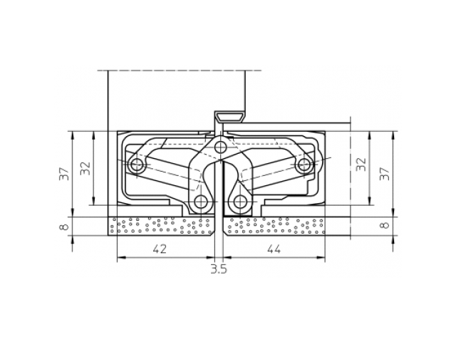 Купить дверную петлю TECTUS TE 640 3D A8 ДО 160 КГ в Минске