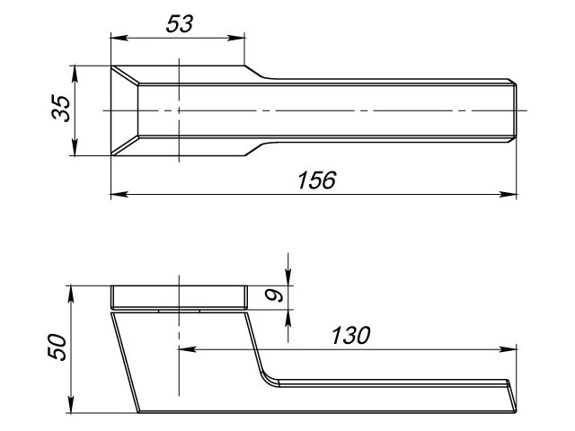 Фото дверной ручки модель BRICK UCS от Серия URBAN