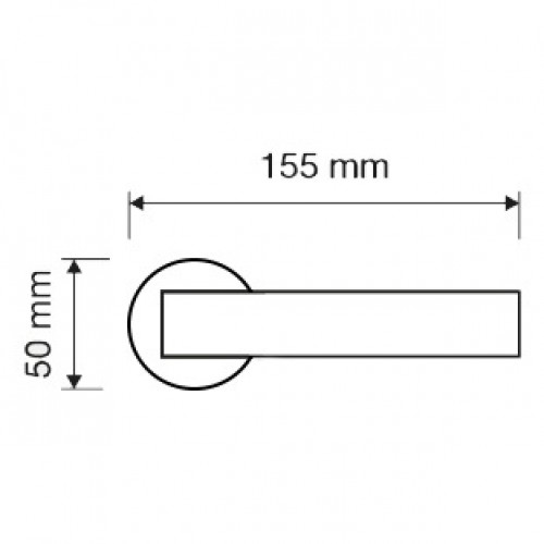 Фото дверной ручки модель ALA от LINEA CALI