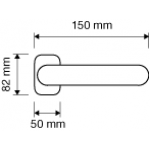 Фото дверной ручки модель QEEN от LINEA CALI