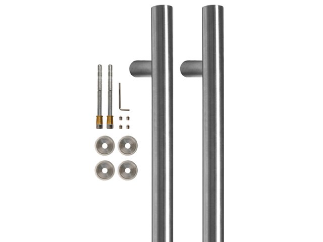 Фото дверной ручки модель PH-22-25/825-INOX от FUARO