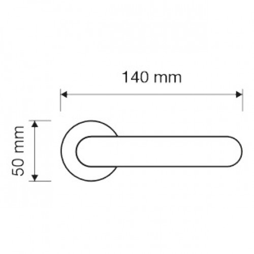 Фото дверной ручки модель ALDAR от LINEA CALI