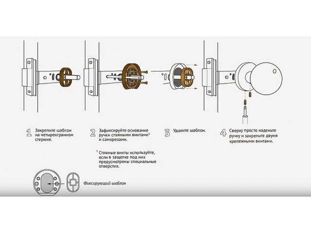 Фото дверной ручки модель VEGA от PIRUETTE