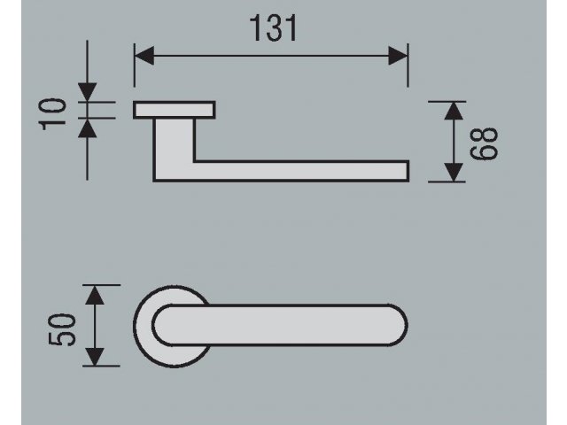 Фото дверной ручки модель BETA от M.B.C