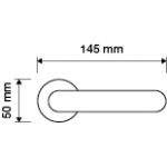 Фото дверной ручки модель TRENDY от LINEA CALI