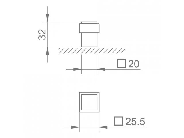 Фото дверного упора модель 2617 от TUPAI