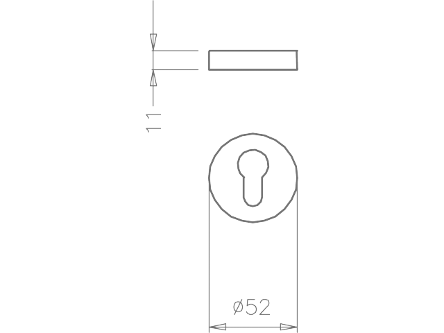 Фото дверной накладки модель ЕВРОНАКЛАДКА 1966 R