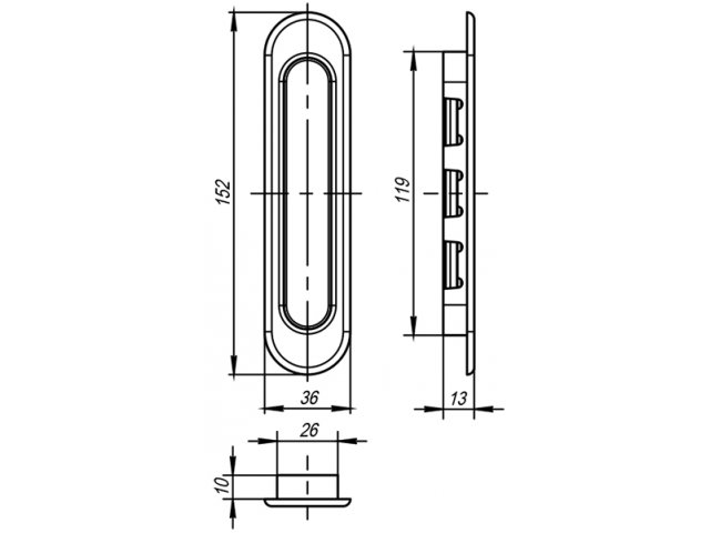 Фото дверной ручки модель SH010 ARMADILLO от Серия SH