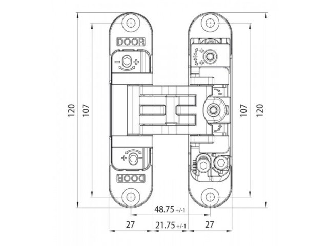 Купить петлю 2700 DXSX 57КГ в Минске