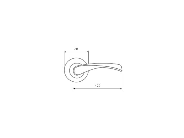 Фото дверной ручки модель МЕССИНА от ИТАРОС