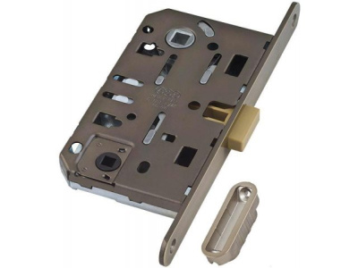 Замок межкомнатный магнитный MEDIANA POLARIS WC + отв.планка