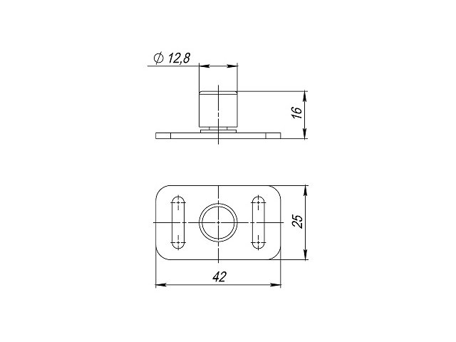 Фото раздвижной системы модель Нижний направляющий ролик COMFORT-PRO/TELESCOPE от ARMADILLO