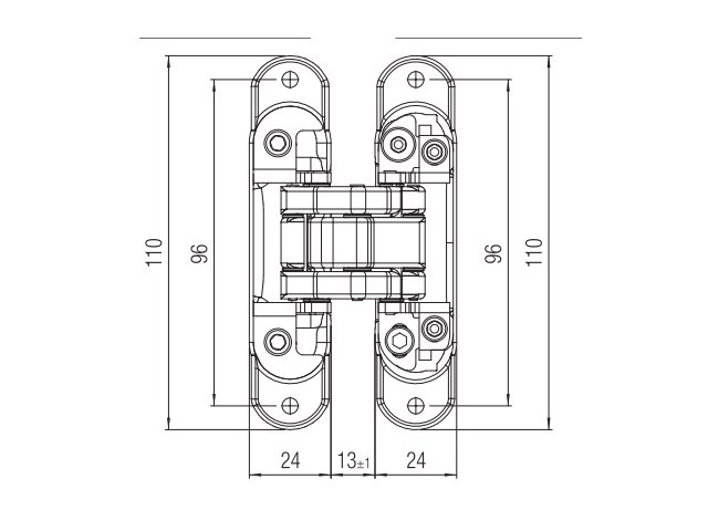 Купить петлю K8060 ATOMIKA SLIM DXSX 60 КГ в Минске