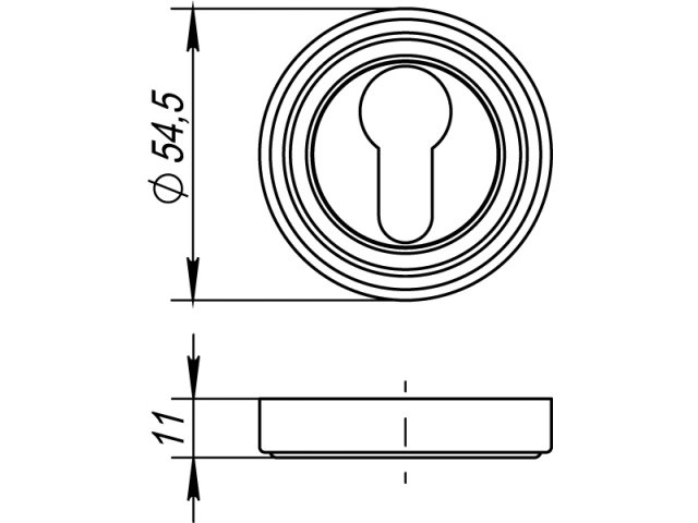 Фото дверной накладки модель EВРОНАКЛАДКА ML