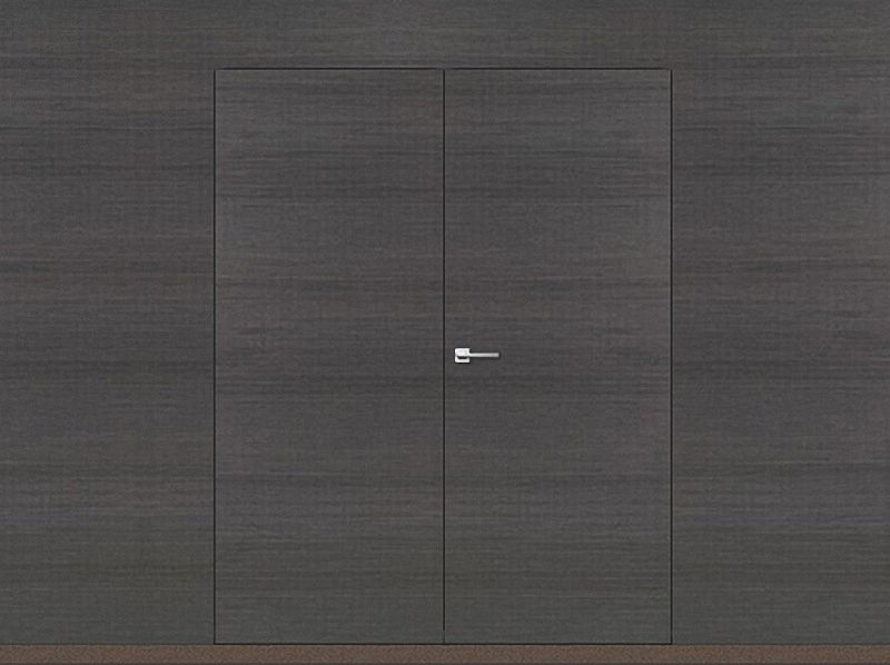 Двустворчатые скрытые двери