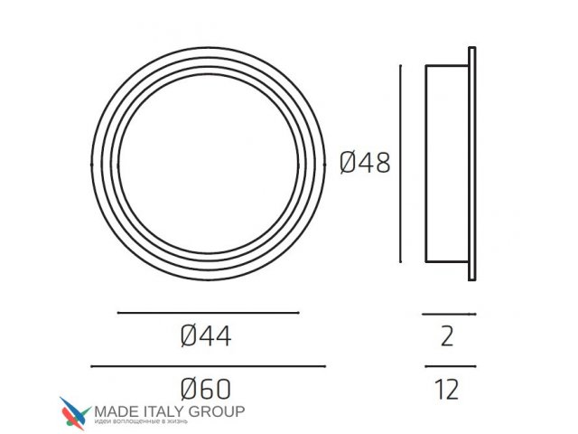 Фото дверной ручки модель U211 от VENEZIA