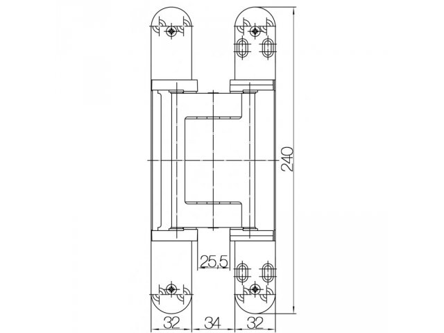 Купить дверную петлю TECTUS TE 640 3D A8 ДО 160 КГ в Минске