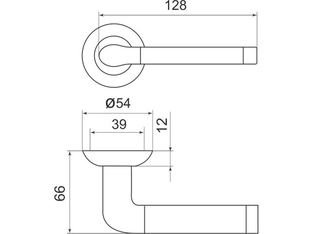 Фото дверной ручки модель STELLA от ARMADILLO