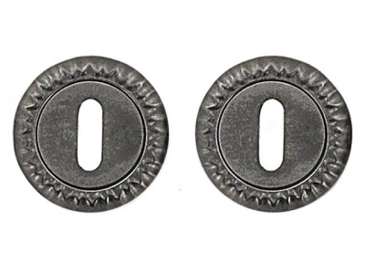 НАКЛАДКА БУРАТИНО КРУГ 51X51  Античное серебро