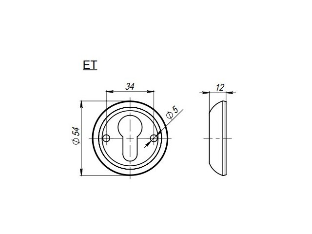 Фото дверной накладки модель НАКЛАДКА ET