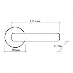 Фото дверной ручки модель GRAZIA 300 V от Fadex Melodia